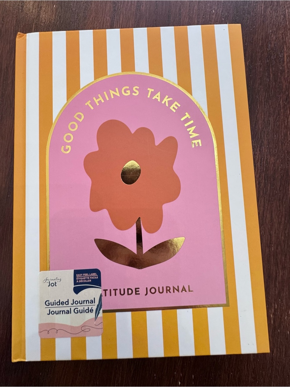 NWT Guided Gratitude Journal - Pink & Orange Floral Design